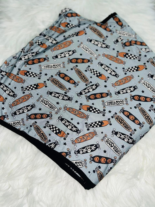 Sk8r Boi Double Layered Bamboo Blanket